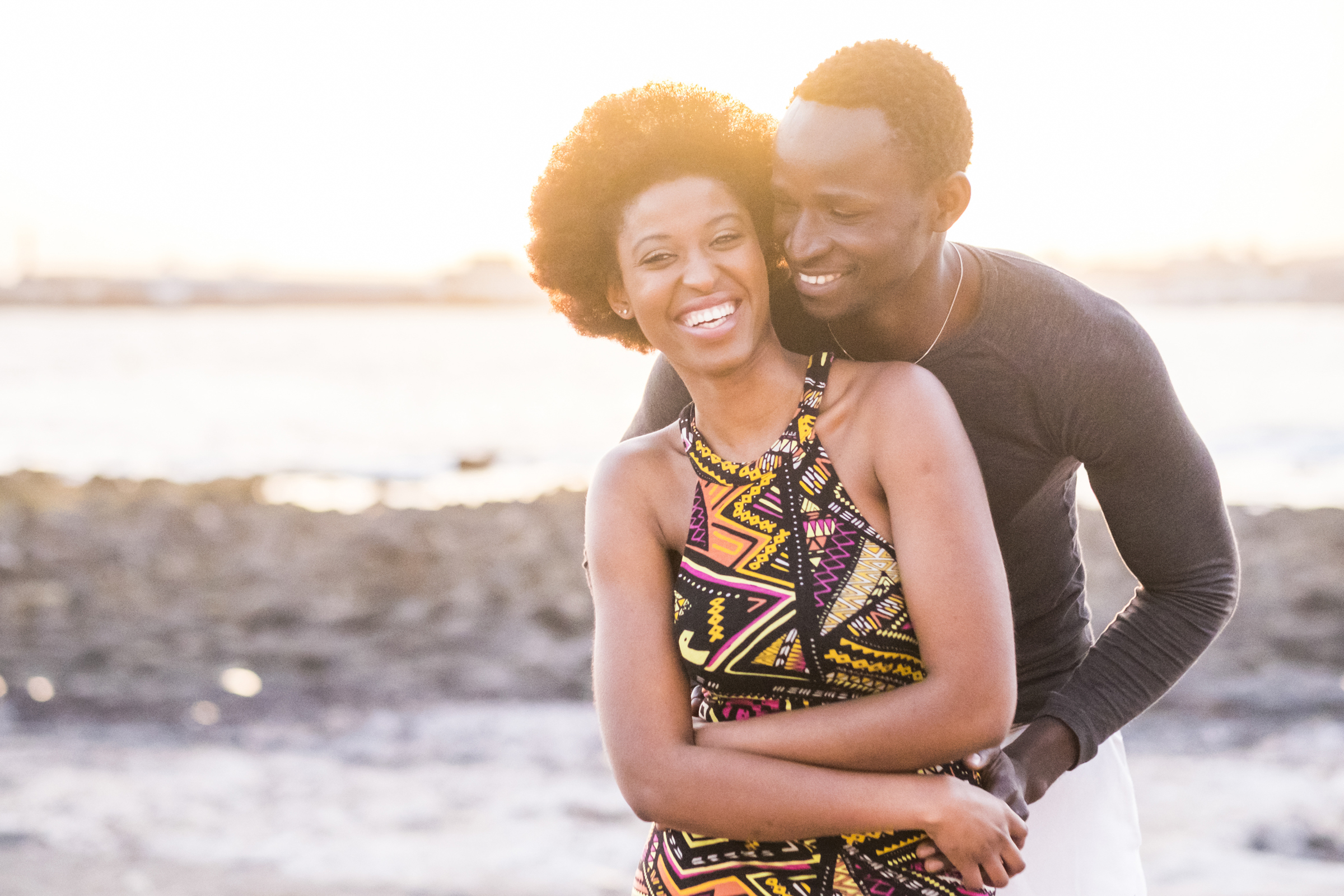 black race african afroamerican couple in relationship or partne