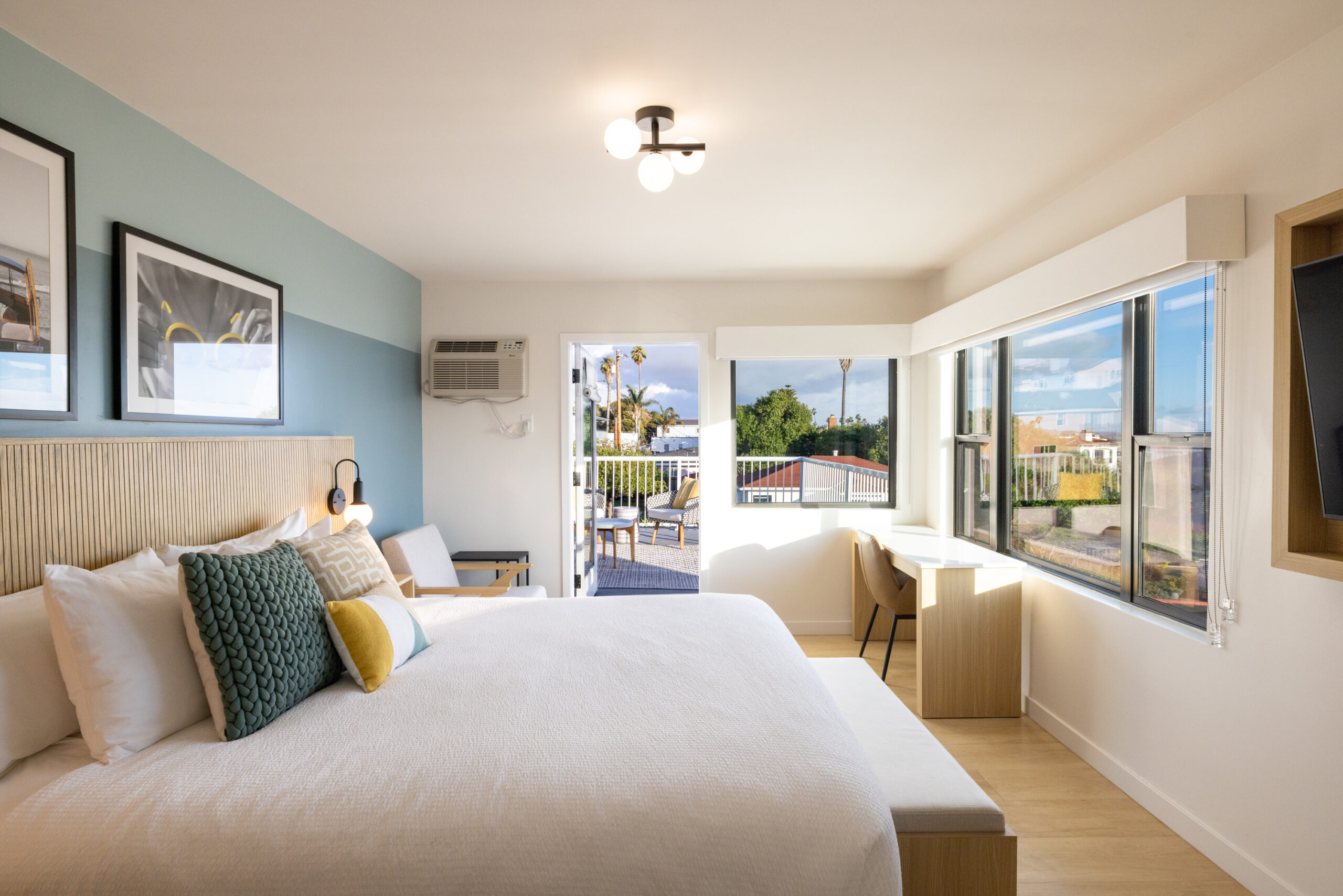 Ocean View King room at the Tides Oceanview Inn and Cottages